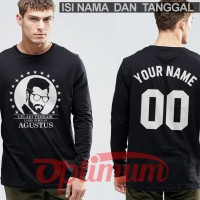 Tshirt / Baju /Kaos Lengan Panjang Pria Terbaik Lahir Di Bulan Agustus