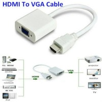 KABEL HDMI TO VGA CABLE CONVERTER HDMI KE VGA FEMALE LCD PC PROYEKTOR