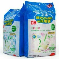 Jual VACUUM VACUM BAG PLASTIK ISI 8 FREE POMPA HEMAT RUANG LEMARI PAKAIAN Murah