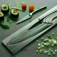 Jual pisau dapur S2 profesional kitchen chef set Murah