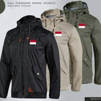 Jual Jaket Windbreaker Bendera Indonesia Murah