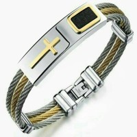 Jual Gelang Salib/ Gelang Rohani/Gelang Pria Murah