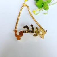 Kalung Lapis Emas Arab - Perhiasan Nama