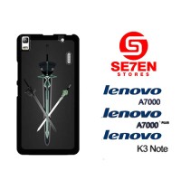 Casing HP Lenovo A7000, A7000 Plus, K3 Note Sword Art Custom Hardcase
