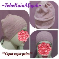 Jual Ciput rajut polos/Ciput rajut anti pusing /inner rajut polos Murah