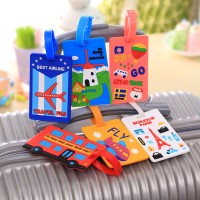 Jual Luggage Tag Label Koper Design Unik bahan Silikon Murah