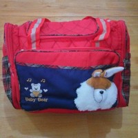 Tas Perlengkapan Bayi Besar / Diaper Bag Bordir Boneka Dachi T050