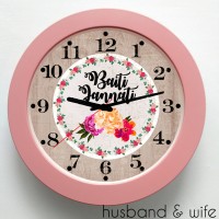 Jual Jam Dinding Shabby Flower Murah