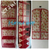 Jual Hijab Bag Shoes Organizer / Rak Gantung Sepatu, Tas dan Jilbab Murah