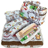 Jual Tas Bantal Guling Gendongan Alas Tidur Perlak Bayi Set 4 in 1 Chekiddo Murah