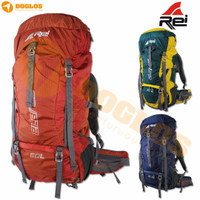 Tas Carrier Rei Elbrus 60L + RC keril rucksack gunung outdoor hiking