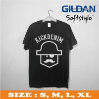 kaos gildan Premium - baju kaos distro - kaos branded KICK DENIM 2