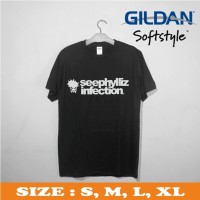 kaos gildan premium - baju kaos distro - kaos branded SEEPHYLLIZ logo