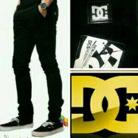 Jual celana jeans hitam skinny/slimfit panjang pria murah keren trendy terl Murah