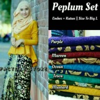 Jual BasharaManisha peplum set batikBoutique Murah