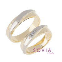 cincin pasangan untuk pernikahan lamaran tunangan bahan emas palladium