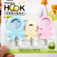 Jual Gantungan Dinding(Isi 3) Family Ayah Ibu Anak / Gantungan Hook - X253 Murah