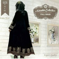 Jual Na 460 | Baju gamis pesta-toko baju muslim-big size-jumbo-gamis hitam Murah