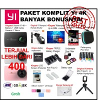 Jual Paket Komplit Xiaomi Yi Versi 2 4K dengan Bluetooth Monopod Murah