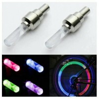 Jual TUTUP PENTIL LED MOTOR MENYALA 7 WARNA KELAP KELIP KEREN !!!!! Murah