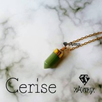 Jual LIMITED STOCK Kalung Wanita Modern Batu Natural Aventurine Gemstone Murah