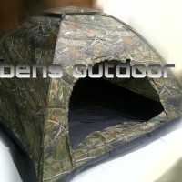 Jual tenda hyu single layer (loreng) kapasitas 4 orang Murah