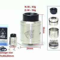 Jual Goon 1.5 RDA 24mm Silver Clone by SXK Murah