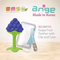 Jual ange fruit teether with clip & case : grape strawberry banana Murah