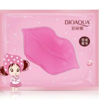 Jual Bioaqua collagen nourish lip pink membrane masker bibir Murah