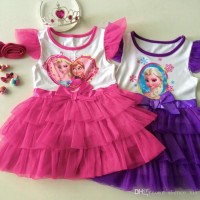 Jual Dress tutu Frozen anna elsa Murah