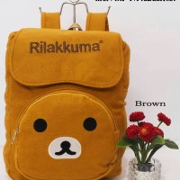 Jual Tas Ransel Anak Lucu - Tas Gendong Anak Sekolah - Tas Sekolah Rilakuma Murah