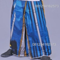 Size L Celana Sarung Wadimor Premium Motif Star Merah Hitam Kombinasi