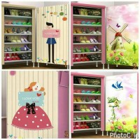 Rak Susun Rak Sepatu 6 Susun Sekat