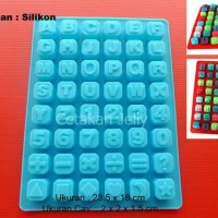Jual Cetakan coklat/puding Alpha numerik Murah
