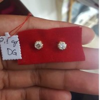 anting berlian mata satu