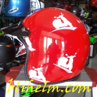 Helm BMC BUDDY SCOOTER RED WHITE