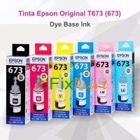Tinta Epson Original 673 t6736 Light Magenta 70ml Printer L800 L1800