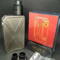 Jual paket Tesla Invader III Mod 240W dan Custom Vapes Goon RDA 24 RDA Murah