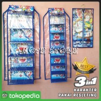 Rak Tas, Sepatu, Jilbab - Rak Gantung Set 3in1 KARAKTER Murah