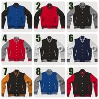 Jual Jual Jaket Varsity Baseball - Polos Murah Murah