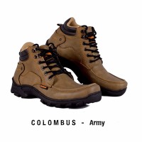 Jual SEPATU BOOTS PRIA HUMM3R COLOMBUS ARMY Murah