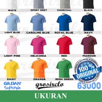 Jual kaos polos gildan softstyle original murah jakarta Murah