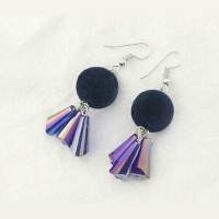Jual Anting tassel pom glass Murah