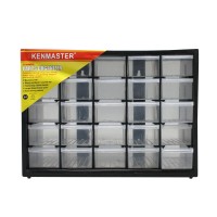 Jual KENMASTER Rak / Kotak / Drawer Komponen 25 Slot Laci Partisi Murah