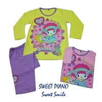SWEET PIANO SWEET SMILE Baju tidur/piyama anak Cewek Prod Anne Claire