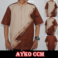 Jual Baju Koko Pria Dewasa Bordir Modern Terbaru - Ayko 7 Murah