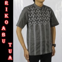 Jual Baju Koko Pria Dewasa Bordir Modern Terbaru - Riko 7 Murah