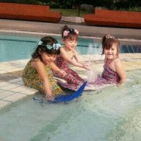 Jual kostum mermaid ariel rainbow lengan panjang Murah