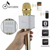 Jual Mic Karaoke KTV Q9 Bluetooth Wireless Microphone with Speaker Karaoke Murah