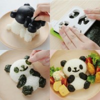 Jual ABT071 GO PANDA SET CETAKAN BENTO NASI NORI BEKAL ANAK Murah
